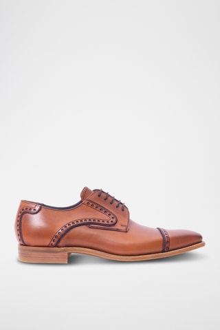 Derbys en cuir Stewart - Camel