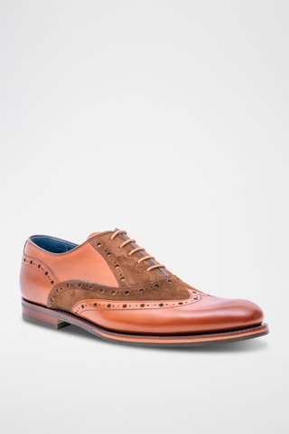 Derbys en cuir de veau Abingdon - Camel