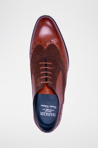Derbys en cuir de veau Abingdon - Camel
