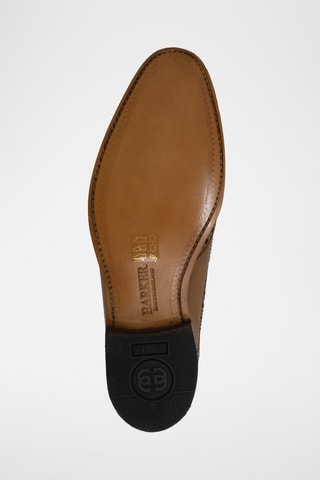 Richelieus en cuir de veau Grant - Taupe