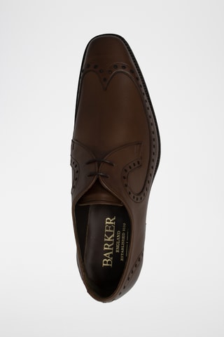 Derbys en cuir de veau Woody - Marron foncé