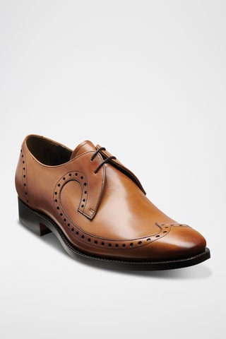 Derbys en cuir de veau Woody - Marron clair