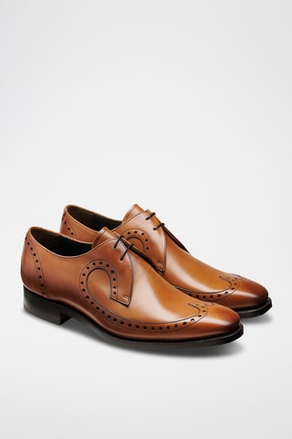 Derbys en cuir de veau Woody - Marron clair