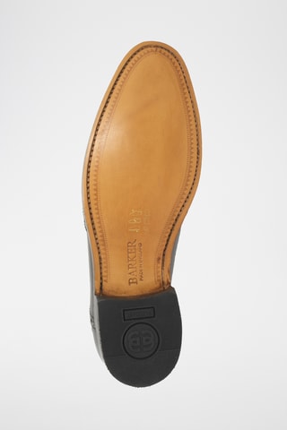 Richelieus en cuir de veau Grant - Anthracite