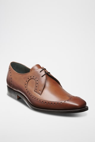Derbys en cuir de veau Woody - Camel