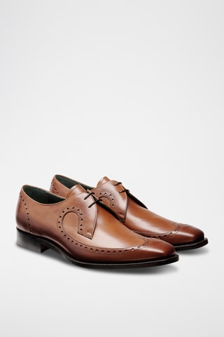 Derbys en cuir de veau Woody - Camel