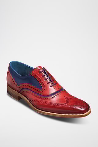 Richelieus en cuir Mc Clean - Rouge