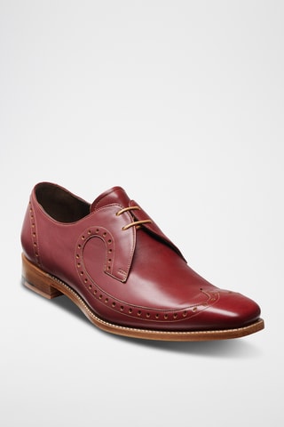 Derbys en cuir de veau Woody - Bordeaux