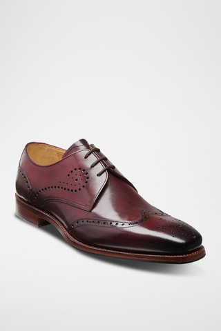 Derbys en cuir George - Bordeaux
