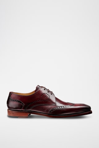 Derbys en cuir George - Bordeaux