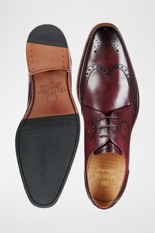 Derbys en cuir George - Bordeaux