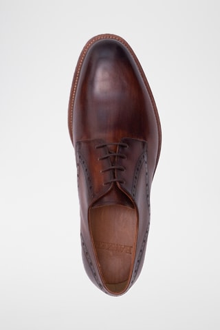 Derbys en cuir Trent - Marron