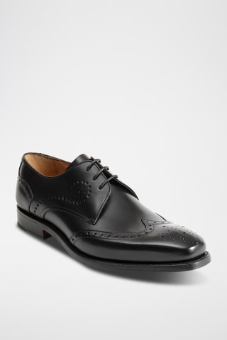 Derbys en cuir de veau George - Noir