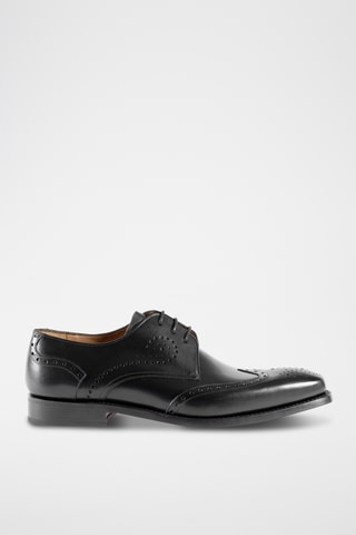 Derbys en cuir de veau George - Noir