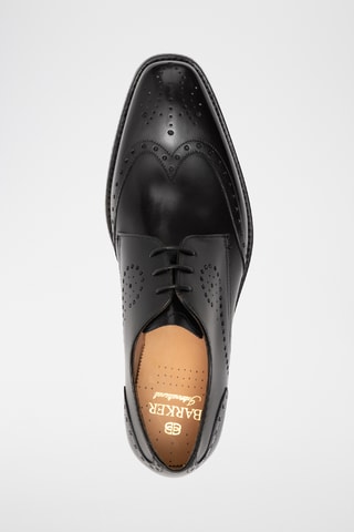 Derbys en cuir de veau George - Noir