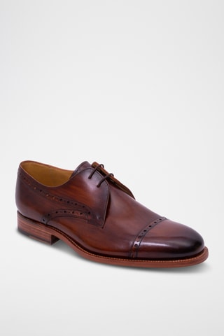 Derbys en cuir Wye - Marron