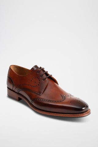 Derbys en cuir George - Marron