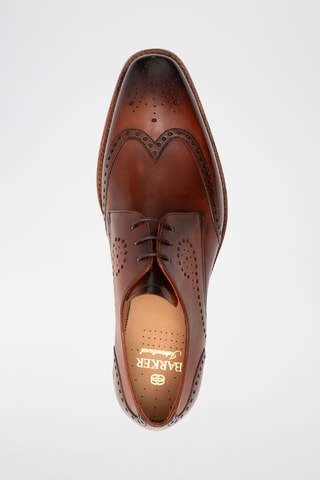 Derbys en cuir George - Marron