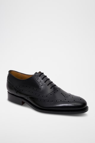 Richelieus en cuir de veau Liffey - Noir
