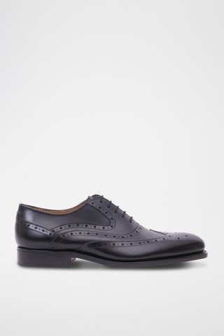 Richelieus en cuir de veau Liffey - Noir
