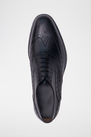 Richelieus en cuir de veau Liffey - Noir