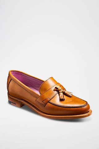 Mocassins en cuir de veau Imogen - Marron clair