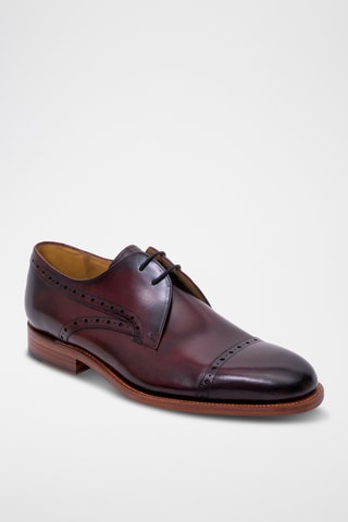 Derbys en cuir Wye - Bordeaux