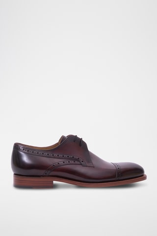 Derbys en cuir Wye - Bordeaux