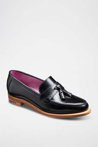 Mocassins en cuir de veau Imogen - Noir