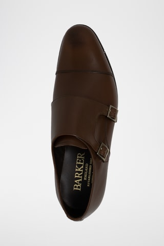 Derbys à boucles en cuir verni Turnstall - Marron