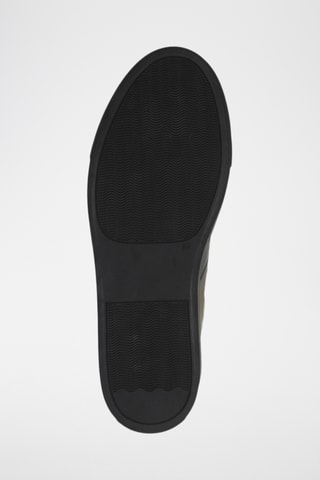 Baskets en cuir de veau Greg - Noir