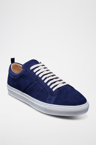Baskets en nubuck Greg - Bleu marine