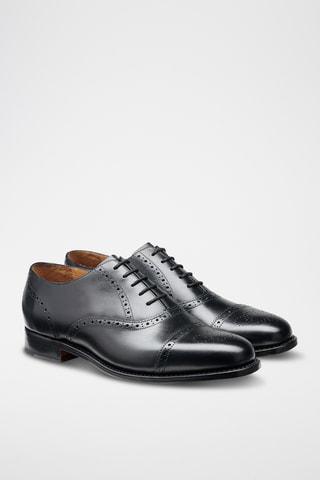 Richelieus en cuir de veau Gatwick - Noir