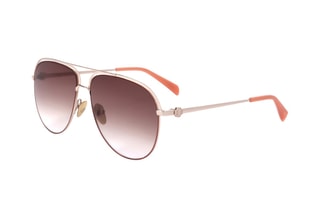 Lunettes de soleil femme - Catégorie 2 - Doré et pêche - Maje