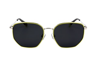 Lunettes de soleil polarisées femme - Catégorie 3 - Argenté et jaune - Polaroid