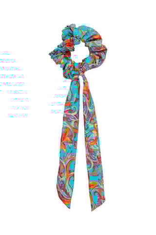 Chouchou - Turquoise et rouge