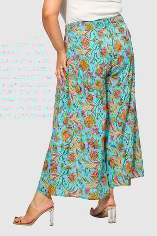 Pantalon palazzo taile haute - Turquoise