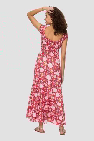 Robe volantée - Rose