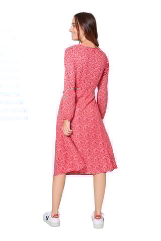 Robe midi Rouge