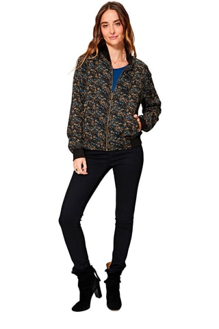 Bomber Noir et marron