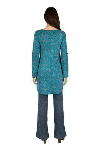 Tunique Turquoise et gris clair