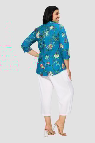 Blouse - Bleu pétrole