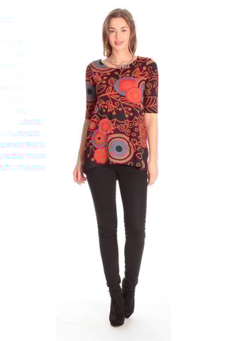 Top - Noir et rouge