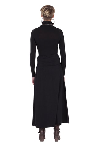 Jupe longue taille haute - Noir