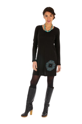 Robe droite - Noir