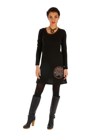 Robe droite - Noir