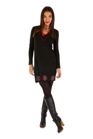 Robe droite - Noir