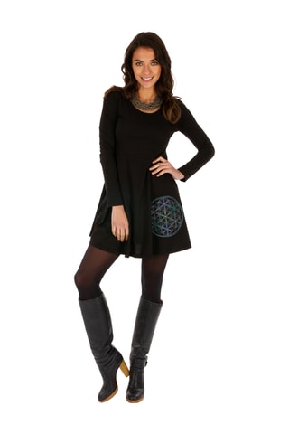 Robe droite - Noir