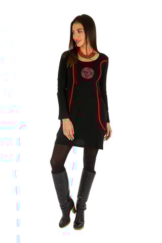 Robe droite - Noir