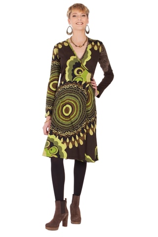 Robe patineuse - Marron